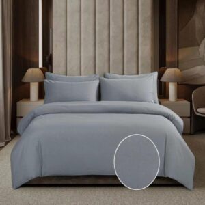 Micro Satin Duvet Cover Gigi Grey
