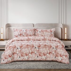 Printed Micro Satin Cotton Duvet Cover Halle
