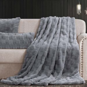 Faux Fur Prague Grey