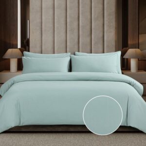 Micro Satin Duvet Cover Gigi Duck-Egg