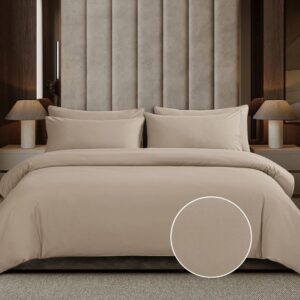 Micro Satin Duvet Cover Gigi Stone